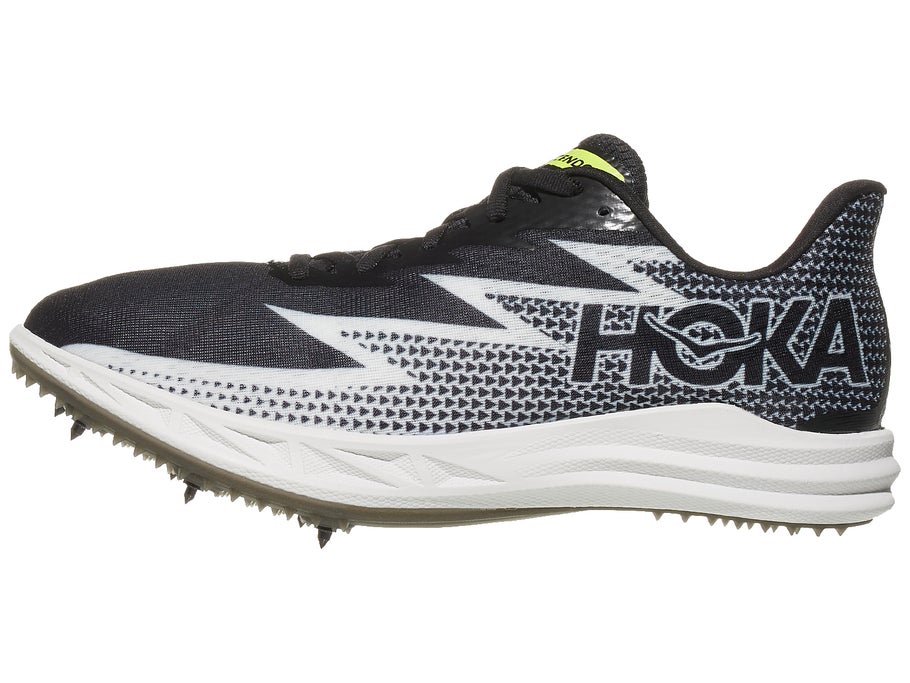 HOKA Crescendo MD Spikes Unisex Black/White | Running Warehouse