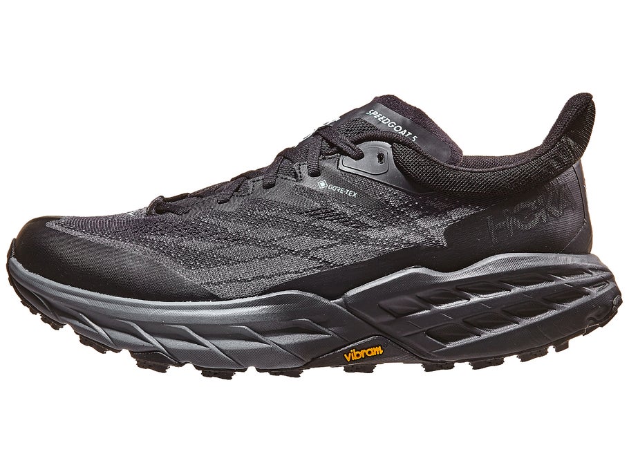 HOKA Speedgoat 5 GTX Men's Shoes Black/Black | Running Warehouse