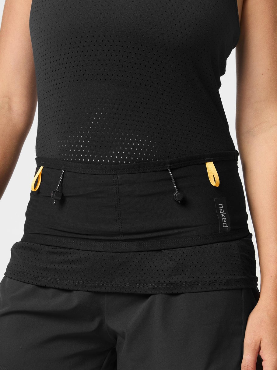 Front view of runner wearing Naked Running Band V2