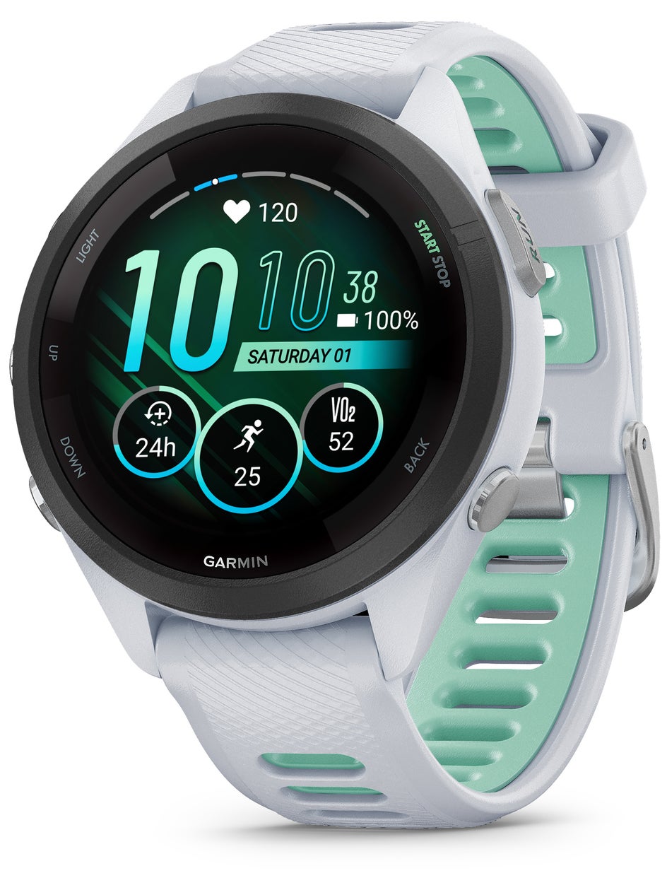 Garmin Forerunner 265s White and Seafoam