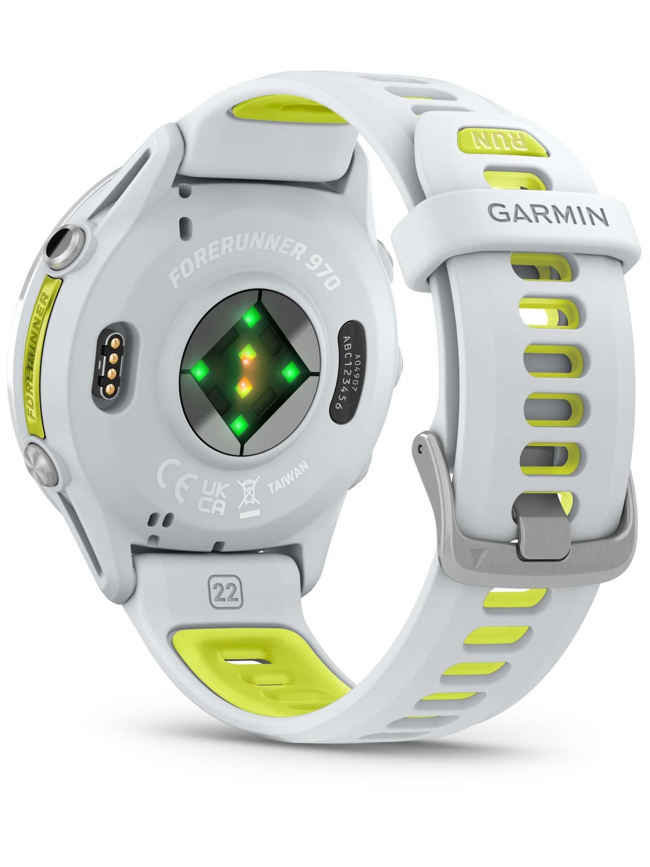 Garmin Forerunner 970 white back view