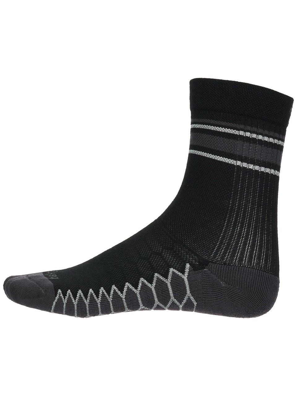 Balega Silver Mini Crew Socks Black | Running Warehouse