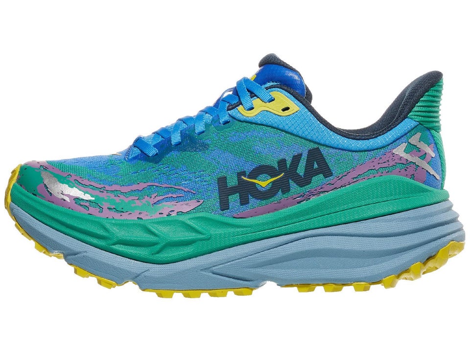 HOKA Stinson 7 Women's Shoes Virtual Blue/Tech Green | Running Warehouse