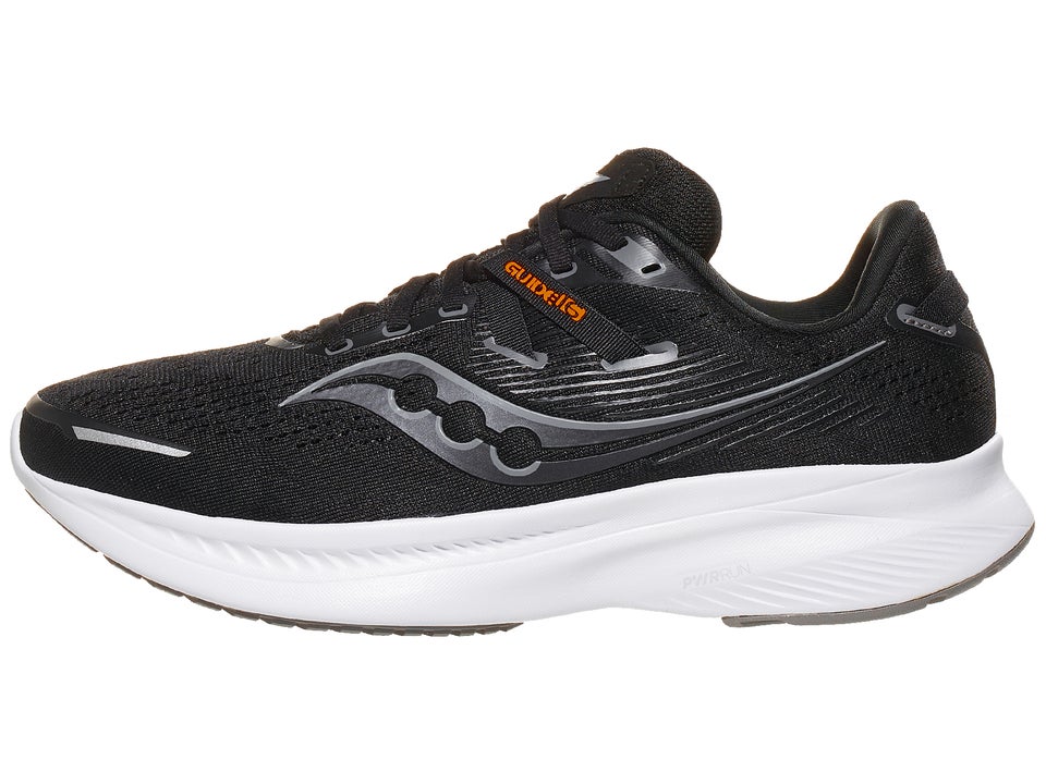 Saucony Guide 16 Men's Shoes Black/White | Running Warehouse