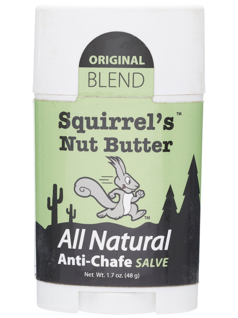 Squirrel's Nut Butter AntiChafe Salve 1.7oz Stick Running Warehouse