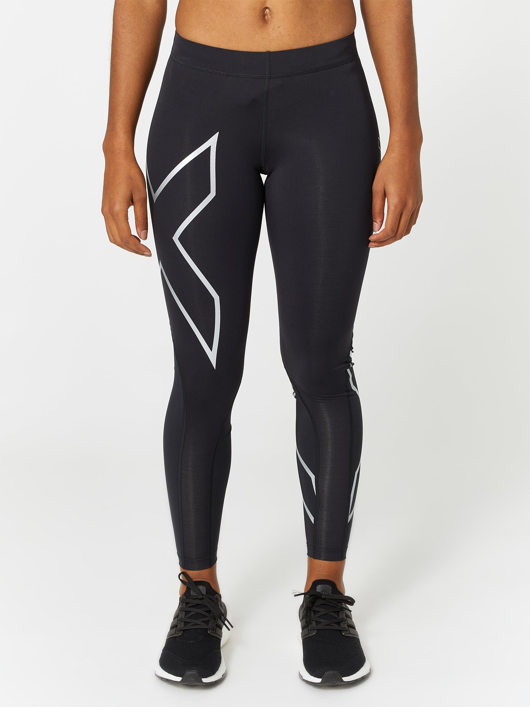 2XU Women's 2XU black compression running gym running crop leggings size XS 