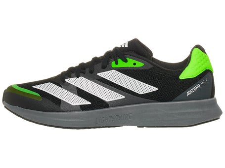official Paralyze Secretary adidas adizero RC 4 Men's Shoes Core Black/White/Green | Running Warehouse