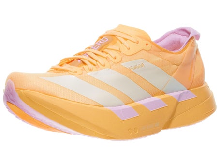 adidas adizero Adios Pro 4 Women's Shoes Tang/Gold/Lil | Running Warehouse adidas adizero Adios Pro 4 Women's Shoes Tang/Gold/Lil | Running Warehouse