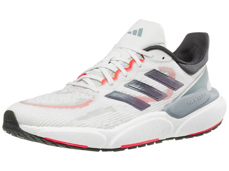 Boost Men's Shoes Crystal White/Grey/Red | Running Warehouse