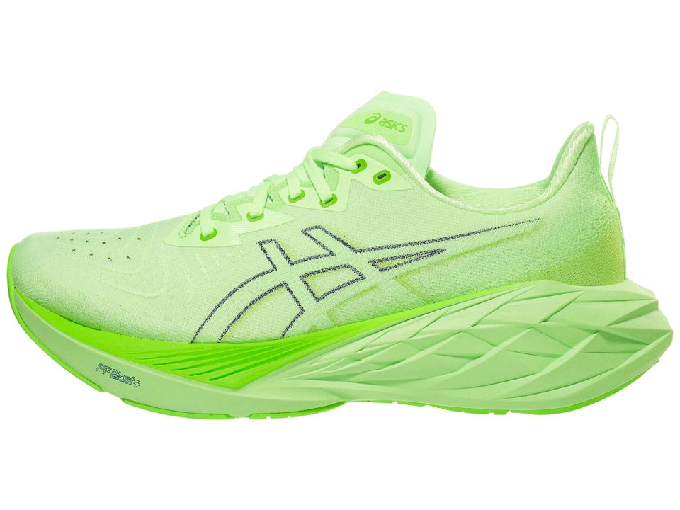 ASICS Novablast 4 Men's Shoes Illuminate Green/Lime | Running Warehouse