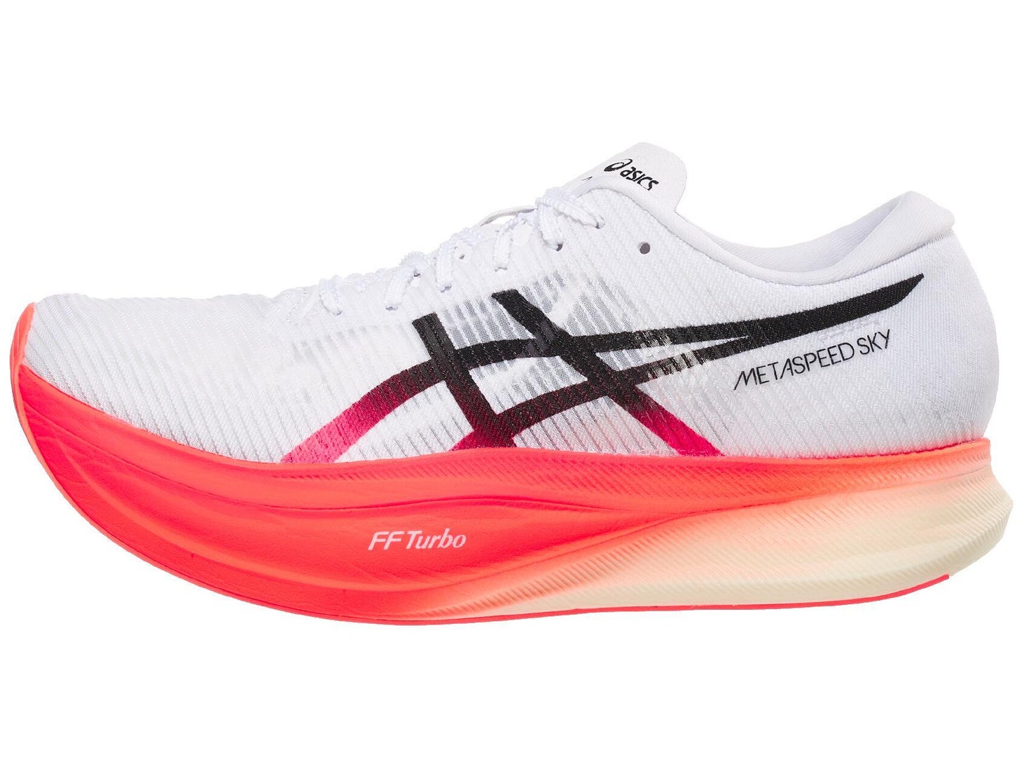 ASICS Metaspeed Sky+ red and white color