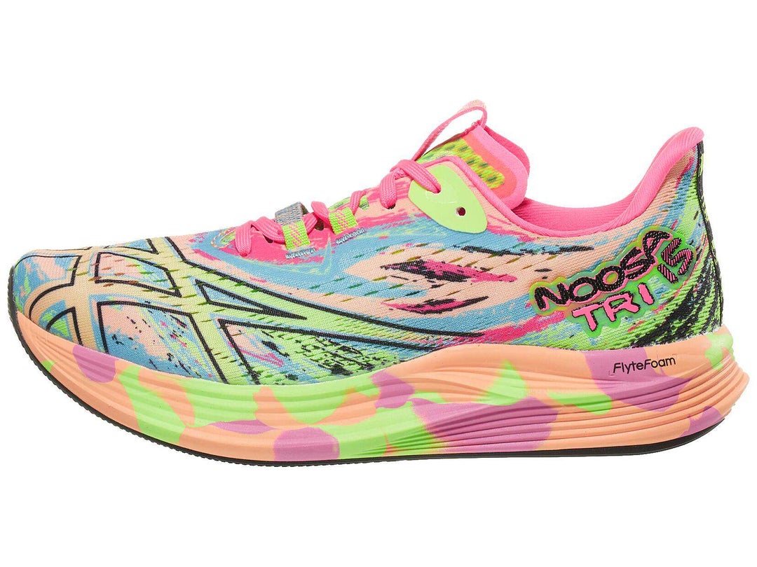 ASICS Noosa Tri 15 Women's Shoes Summer Dune/Lime Green | Running Warehouse