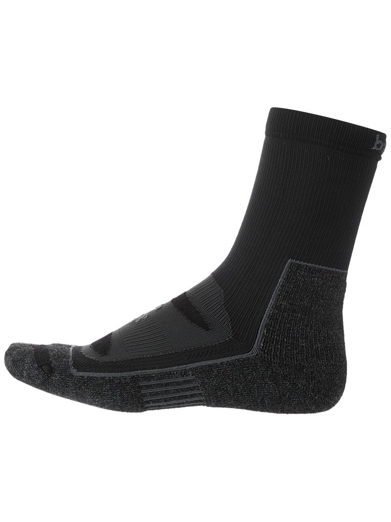 Balega Blister Resist Quarter Length Running Socks Gray/Black 