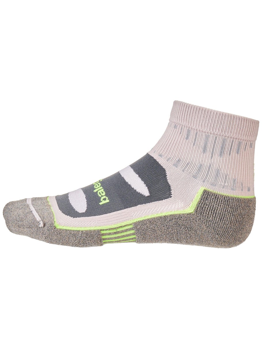 Balega Blister Resist Quarter Sock in grey--side view