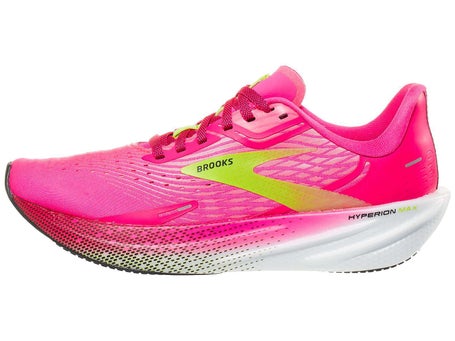 Brooks Hyperion Max\Womens Shoes\Pink Glo/Green/Black