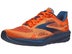 Brooks Launch 9 orange running shoe review lateral view