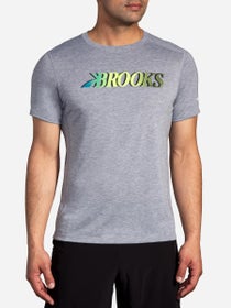 Brooks Men's BR Gradient Logo Distance Short Sleeve 3.0