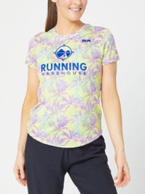 BOA Women's Running Warehouse Short Sleeve Floral