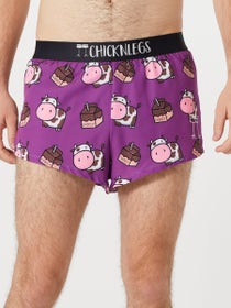 ChicknLegs Men's Choccy Cows 2" Split Shorts