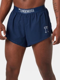 ChicknLegs Men's Navy Blue 2" Split Shorts