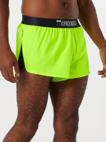 ChicknLegs Men's Neon Green 2" Split Shorts