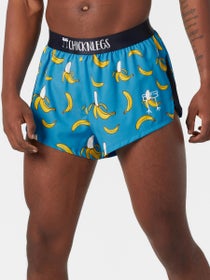 ChicknLegs Men's Blue Bananas 2" Split Shorts