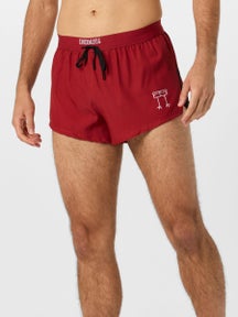 ChicknLegs Men's Cardinal Red 2" DS Split Short