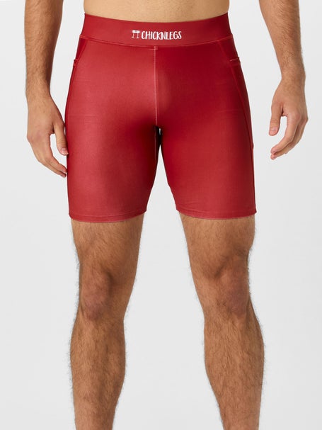 ChicknLegs Mens Cardinal Red 8 Half Tight