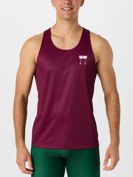 ChicknLegs Mens Maroon Performance Singlet
