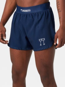 ChicknLegs Men's Navy Blue 4" Half Split Shorts