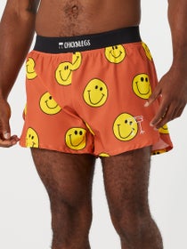 ChicknLegs Men's Smiley 4" Half Split Shorts