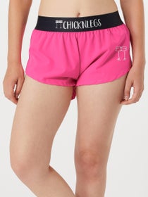 ChicknLegs Women's Neon Pink 1.5" Split Shorts