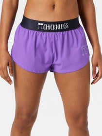 ChicknLegs Women's Purple 1.5" Split Shorts