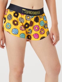 ChicknLegs Women's Salty Donuts 1.5" Split Shorts
