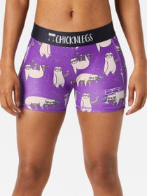 ChicknLegs Women's Sloths 3" Compression Shorts