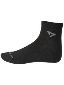 Drymax Run 1/4 Crew Socks Black