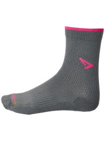 Drymax Trail Running Crew Socks Gray/Pink