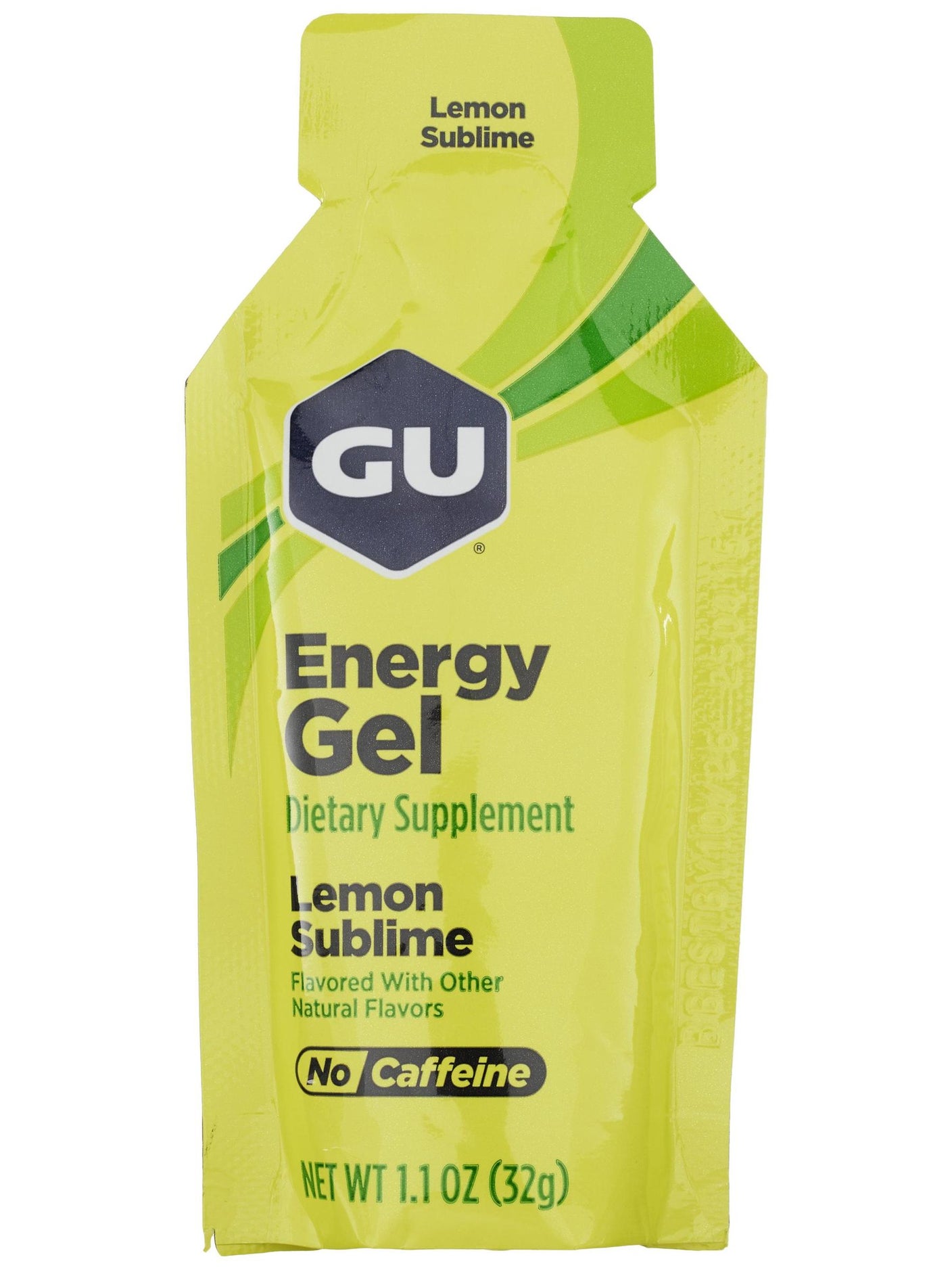 GU Energy Gel in Lemon Sublime flavor