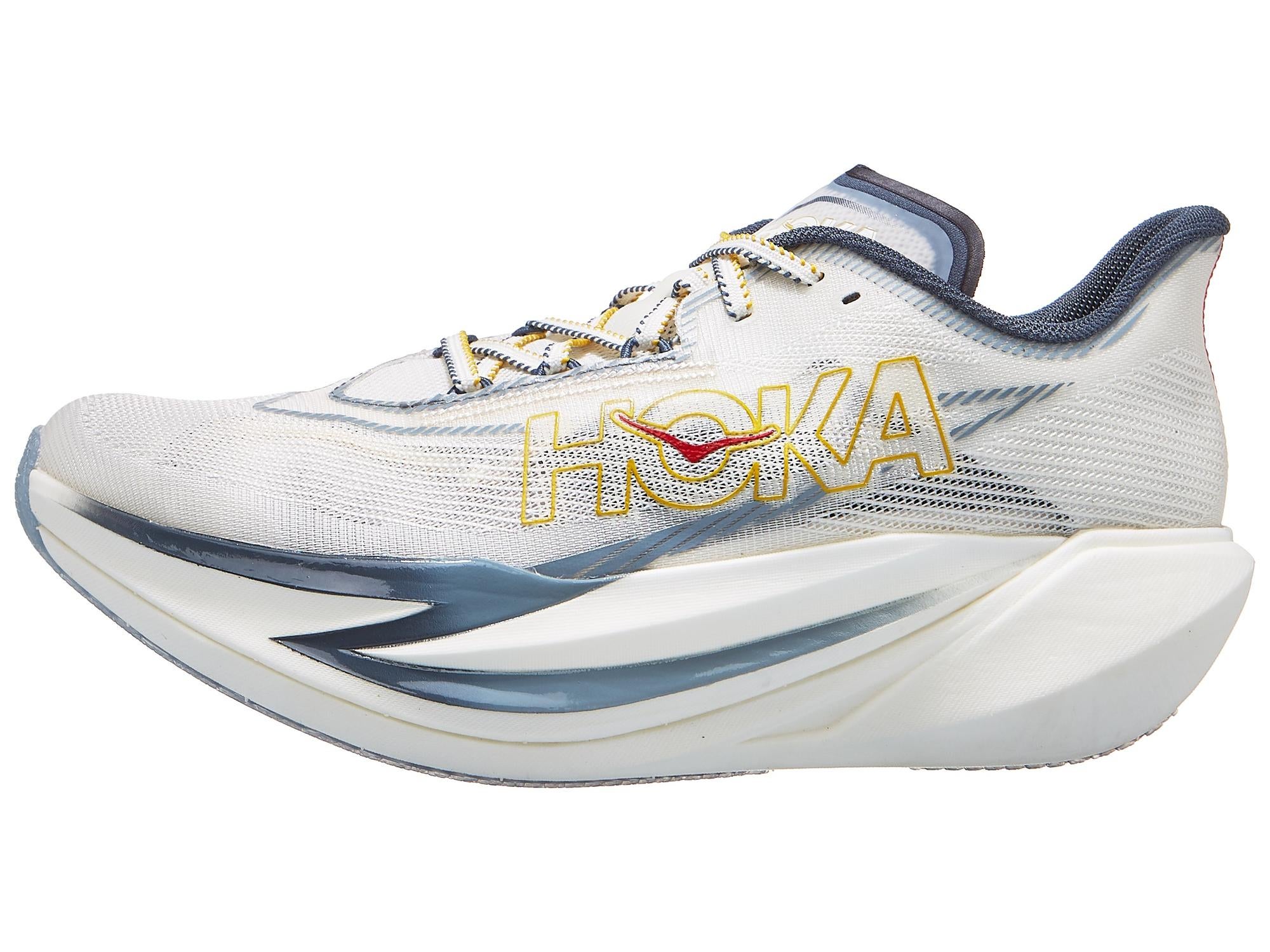 HOKA Cielo X1 3.0 Alabaster/Gold, lateral view