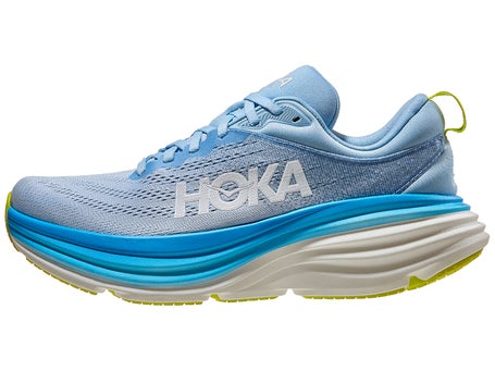 HOKA Bondi 8 Men's Shoes Airy Blue/Diva Blue | Running Warehouse