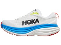 HOKA Bondi 8 Men's Shoes Blanc De Blanc/Virtual Blue