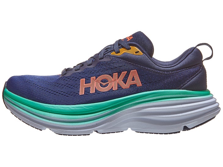 HOKA Bondi 8 Women's Shoes Outer Space/Blue | Running Warehouse