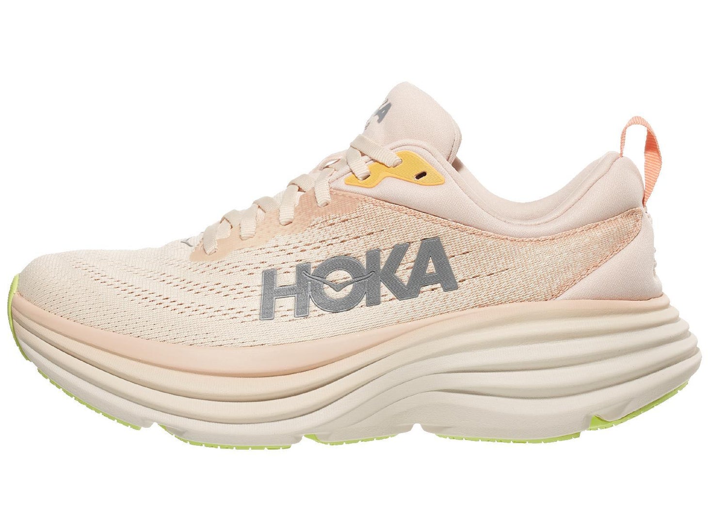 HOKA Bondi 8 in cream vanilla color