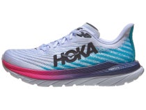 HOKA Mach 5 Men's Shoes White/Scuba Blue