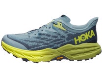 HOKA Speedgoat 5 Men's Shoes Stone Blue/Dark Citron