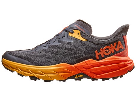 HOKA Speedgoat 5 Men's Shoes Castlerock/Flame | Running Warehouse