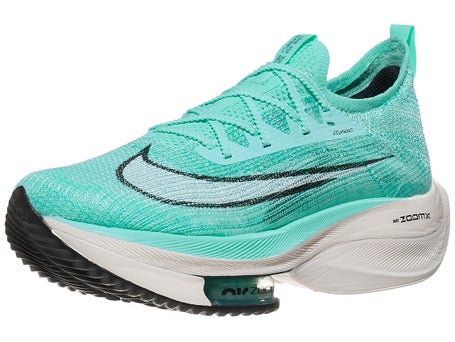 Glow Goods Snack Nike Zoom Alphafly Next% Men's Shoes Turquoise/White | Running Warehouse