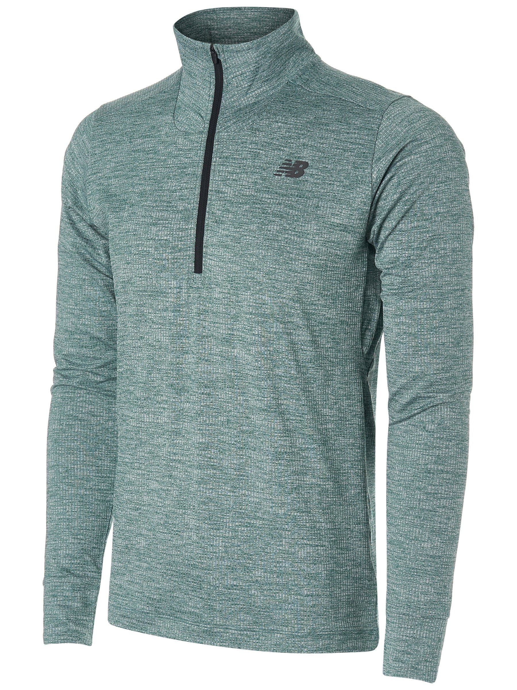 New Balance Mens Lightweight QuarterZip Top