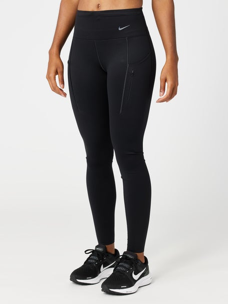 blackboard Disconnection Meyella Nike Women's Core Dri-FIT GO Mid-Rise Tight Black | Running Warehouse