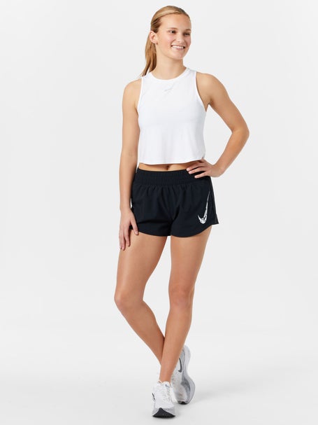 Nike Women's Dri-FIT One Swoosh Running Mid-Rise Short